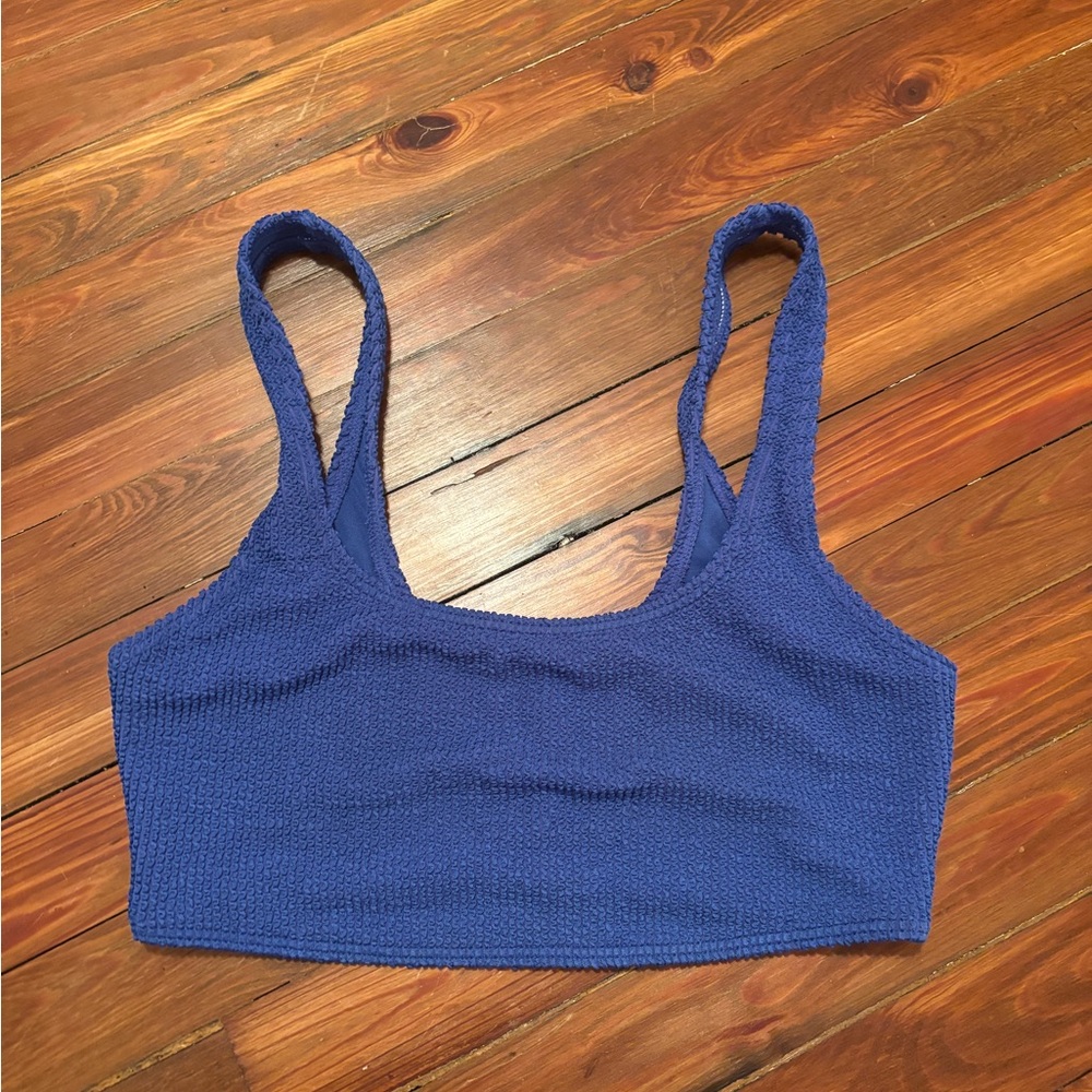 Billabong Royal Blue Textured Swim Bralette